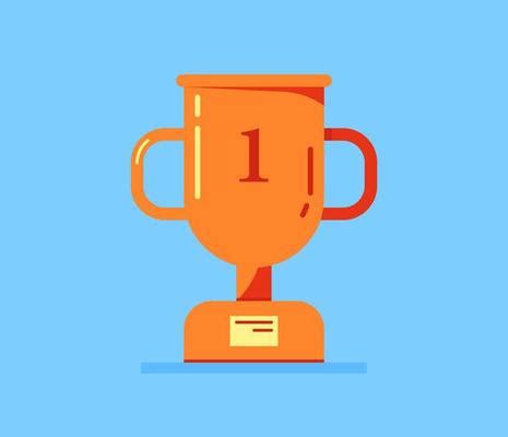 Number 1 Trophy Vector Art, Icons, and Graphics for Free Download