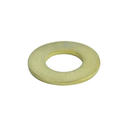 Everbilt 1/4 in. Brass Flat Washer (10-Pack) 820281 - The Home Depot