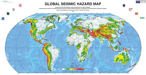 Earthquake danger zones around the world : r/MapPorn