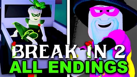 BREAK IN 2: STORY - ALL Endings (Normal & Secret Showcase) - YouTube