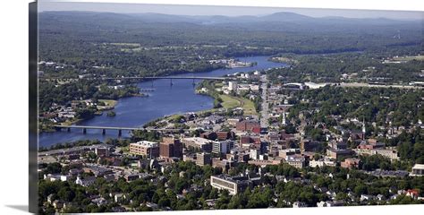 Bangor, Maine, USA - Aerial Photograph Wall Art, Canvas Prints, Framed Prints, Wall Peels ...