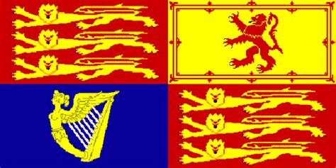 Royal Standard 1714-1800 House of Hanover – 5ft x 3ft | Flags of the World