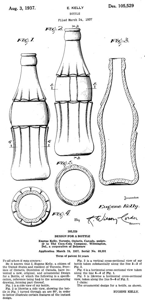 Coke Bottle Design Patent | BEACH