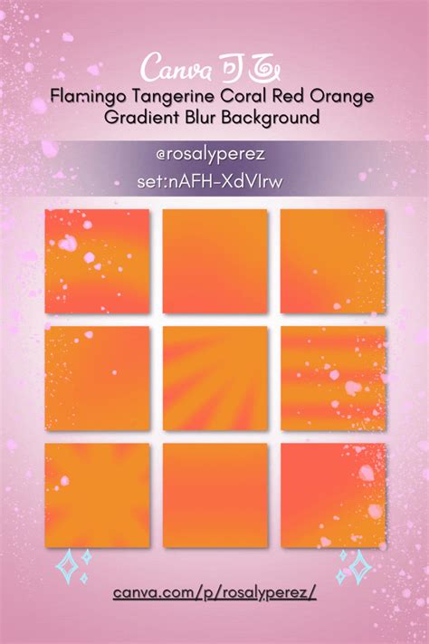 FLAMINGO TANGERINE CORAL RED ORANGE GRADIENT BACKGROUND 2022 BEST ...