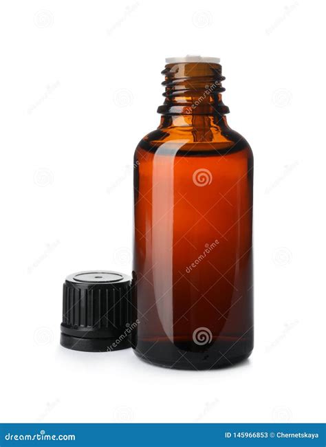 Bottle of Essential Oil Isolated Stock Image - Image of ingredient ...