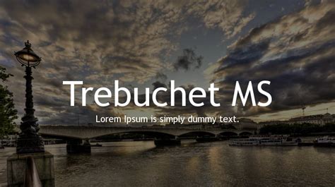 Trebuchet MS Font Family : Download Free for Desktop & Webfont