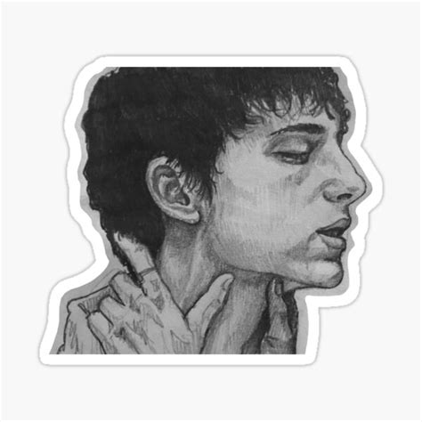 "Timothee Chalamet fanart " Sticker for Sale by ilaboba | Redbubble