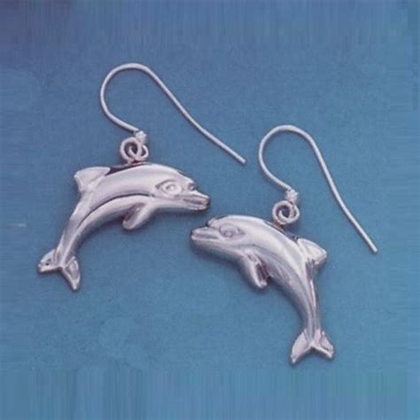 Jumping Dolphin Earrings | Sterling Silver | Kabana