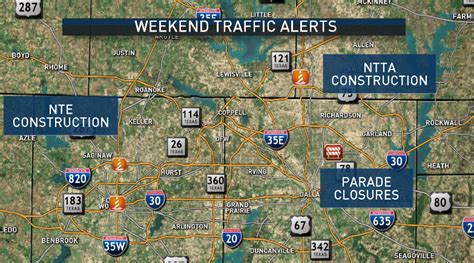 Weekend Traffic News – NBC 5 Dallas-Fort Worth