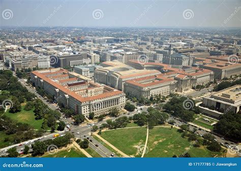 Aerial View from Washington Monument Stock Image - Image of office ...