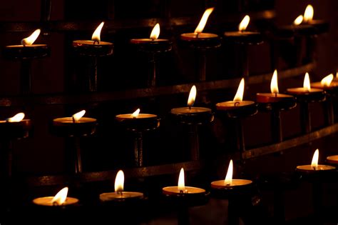 Candles In Church Free Stock Photo - Public Domain Pictures