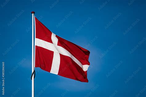 flag of Denmark, Danish flag Stock Photo | Adobe Stock