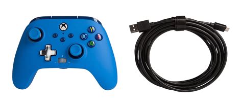 PowerA Xbox Enhanced Wired Controller (Bold Blue) | Xbox Series X | Buy ...