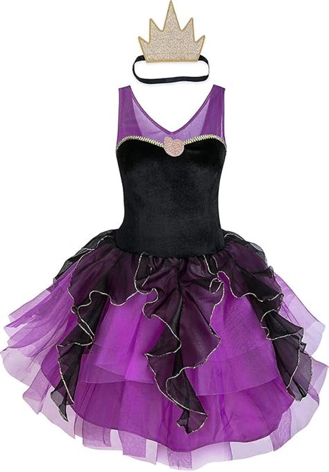 Amazon.com: Disney Ursula Costume with Tutu for Adults - The Little ...