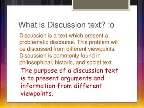 Discussion Text