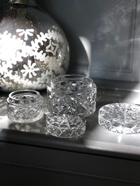 Set of Crystal Trinket Dishes - Angela Jayne