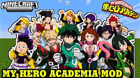 Minecraft pe my hero academia part 2 | mha mod Minecraft pe | Vikhyat Gaming - YouTube