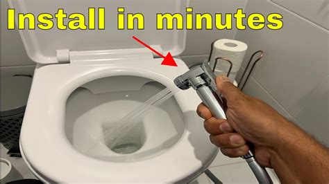 How to install a bidet sprayer in minutes - YouTube