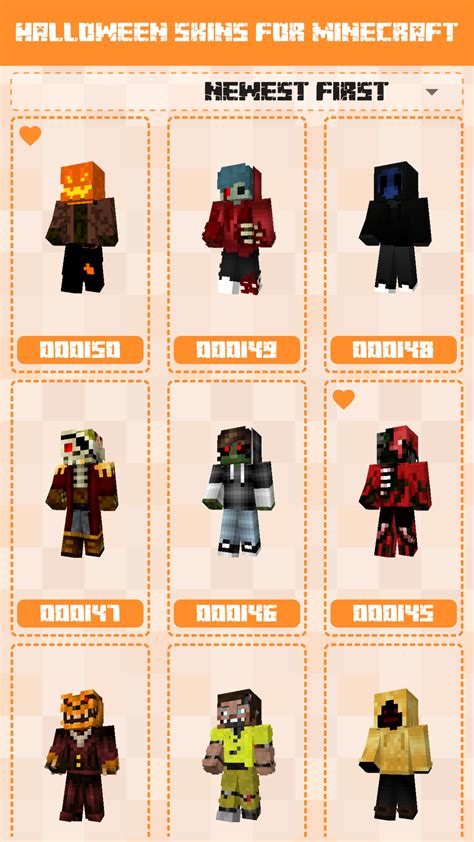 Aplicación Halloween Skins for Minecraft PE - Free Minecraft Skins Library for Halloween & 3D ...