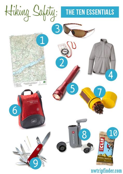 The Ten Essentials and Hiking Safety Tips | Northwest TripFinder ...