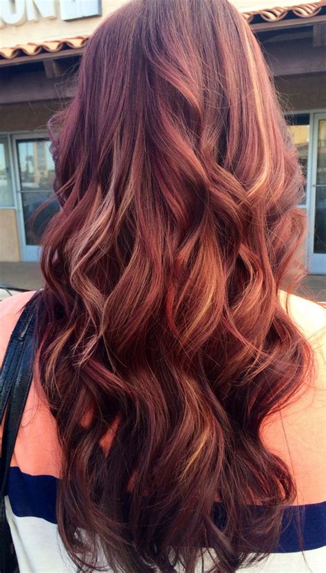 12 Hottest Mahogany Hair Color Highlights For Brunettes - Hair Fashion Online