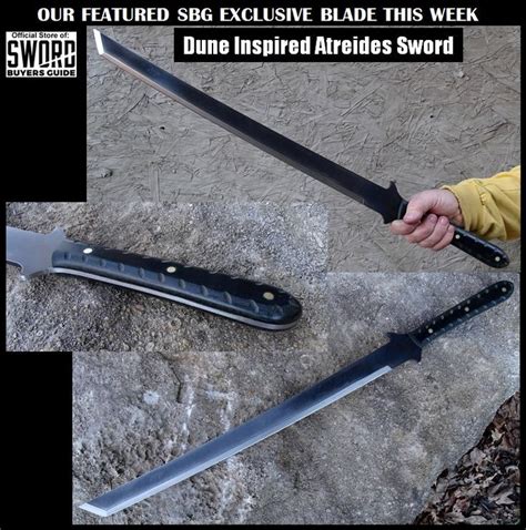 Dune Inspired Atreides Sword | Sword, Zombie survival, Sword design