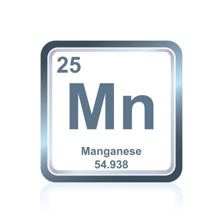 Manganese Atomic Number - Periodic Table Symbol Of Manganese Stock Vector Illustration Of ...