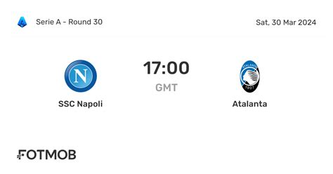 SSC Napoli vs Atalanta - live score, predicted lineups and H2H stats