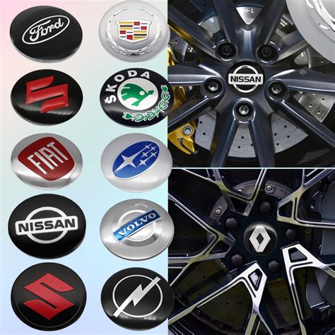 4X 56mm 2.2inch Car Wheel Center Hub Caps Emblem Sticker Decal Badge ...