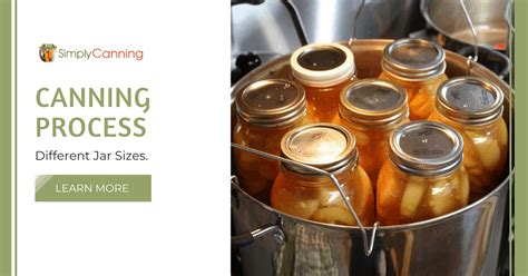 Canning Process: Times & Jar Sizes how to know how long to process