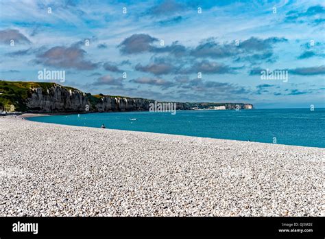 Beach in Fecamp, Normandy, France Stock Photo - Alamy