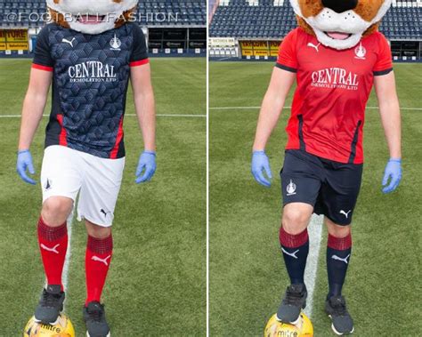 Falkirk FC 2020/21 PUMA Home and Away Kits - FOOTBALL FASHION