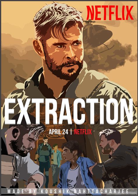 EXTRACTION 2020 Movie Poster Design | Behance