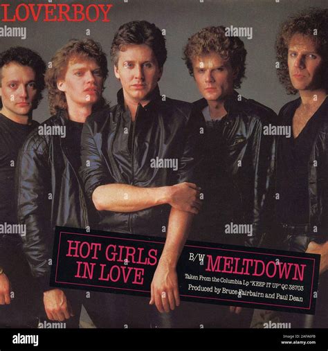 Loverboy - Hot Girls In Love - Vintage vinyl album cover Stock Photo ...