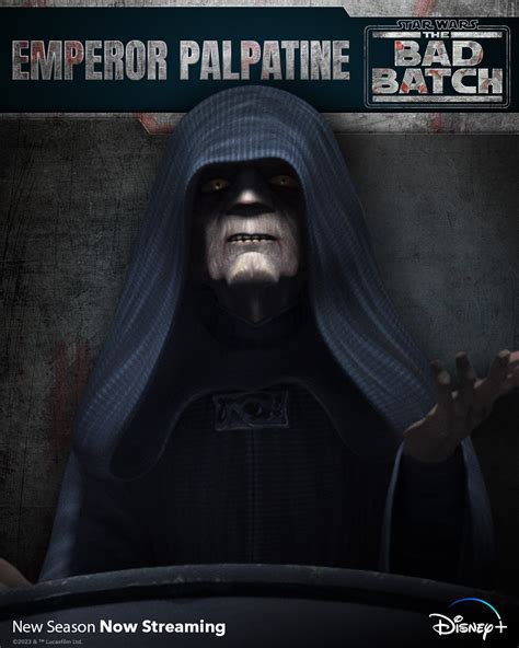 Emperor Palpatine | Star Wars: The Bad Batch | Season 2 | Character poster - Star Wars Photo ...