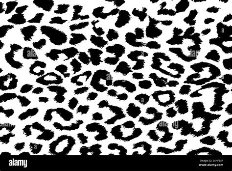 Black And White Cheetah Print Background