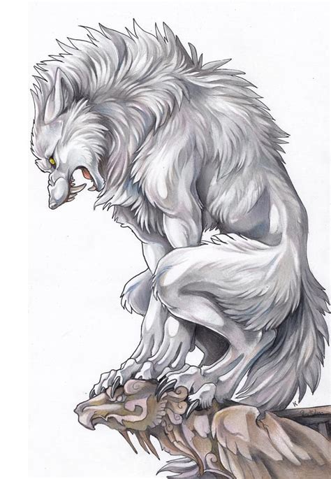 White Werewolf by Exileden on DeviantArt | Werewolf art, Werewolf ...