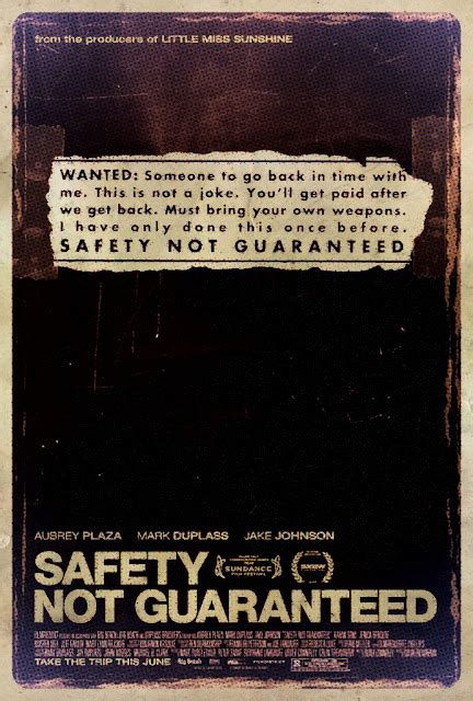 C.C.: Film Review: Safety Not Guaranteed