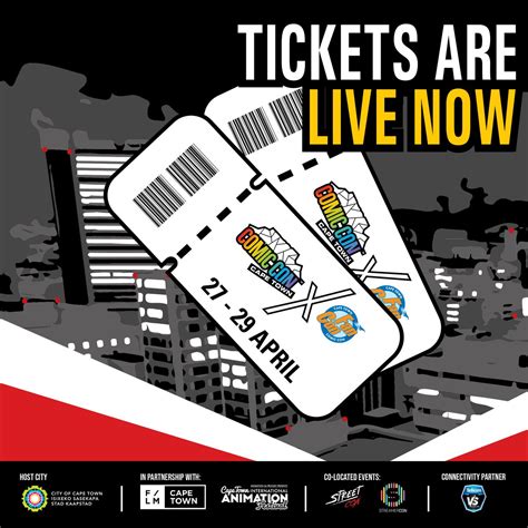 Comic Con Africa on Twitter: "🎫Tickets to @ComicConCPT are now LIVE ...