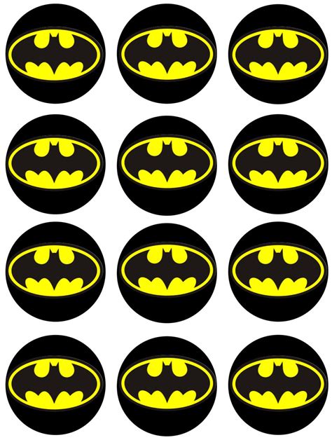 Batman name tags free printable – Artofit