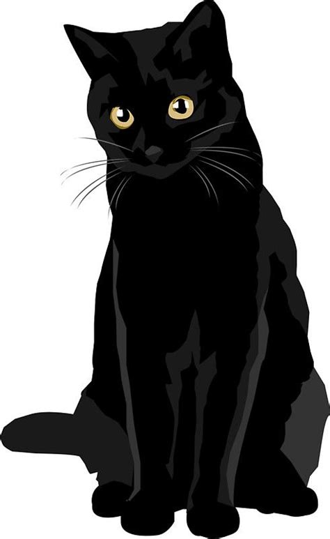 'Black Cat' Sticker by bluhak | Black cat sticker, Cat stickers, Cute stickers