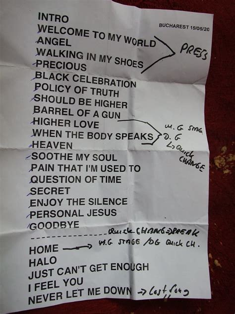 Depeche Mode setlist | The O2 Arena, Greenwich, London, May … | Peter Edwards | Flickr