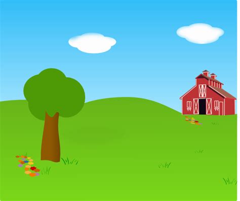 Clipart Farm Background