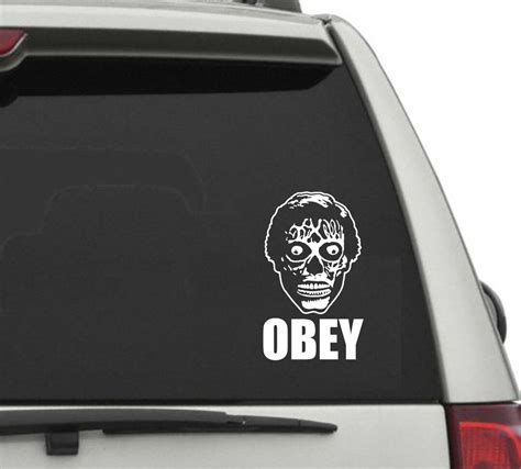 Obey Vinyl Sticker - Etsy