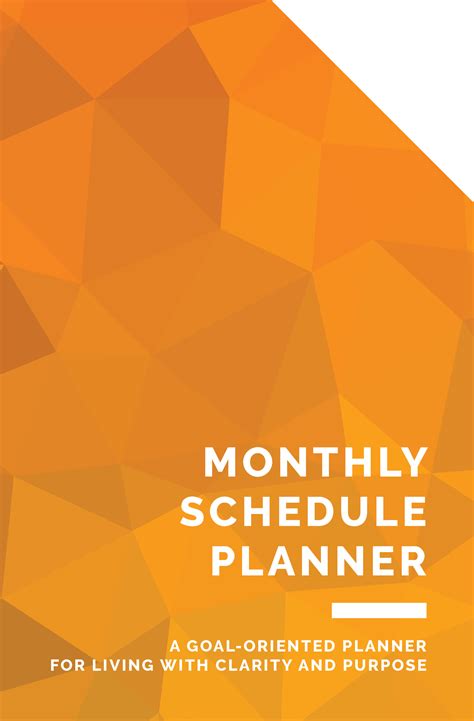 Monthly Schedule Planner – Paschal Disciple Co.