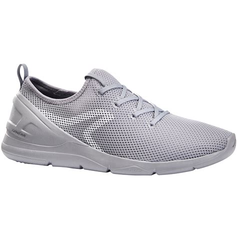 Men's Walking Shoes PW 100 - Grey