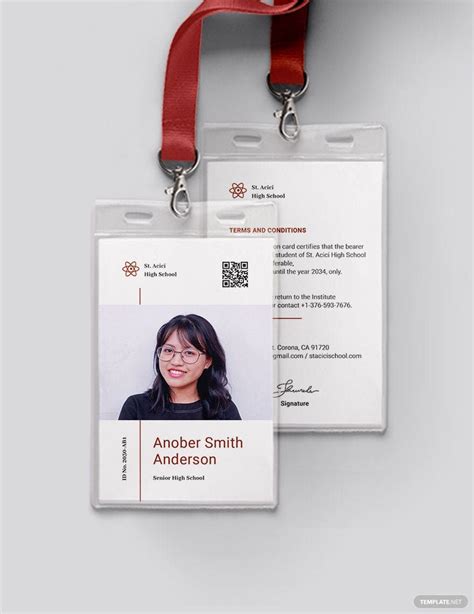 Pharmacy School ID Card Template in PSD, Word, Pages, Illustrator - Download | Template.net