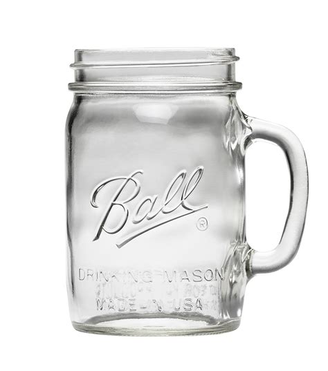 Ball Wide Mouth Glass Mason Beverage Jar With Handle 24 Oz | JOANN