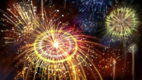 Wallpaper explosion, flash, bright, fireworks, colorful hd, picture, image