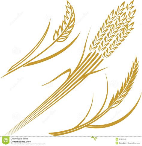 4 wheat clipart - Clipground